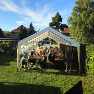 Fröhliches Beisammensein